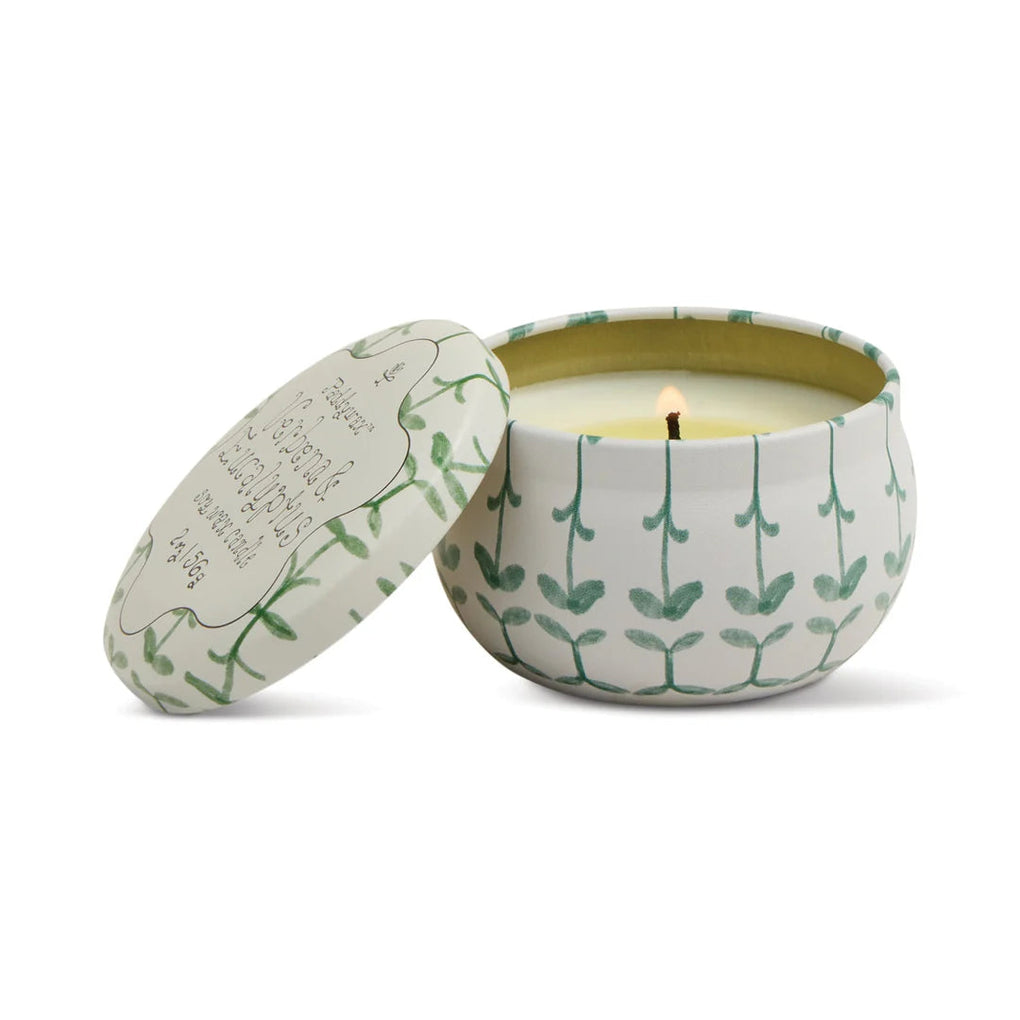 Tulip printed tins