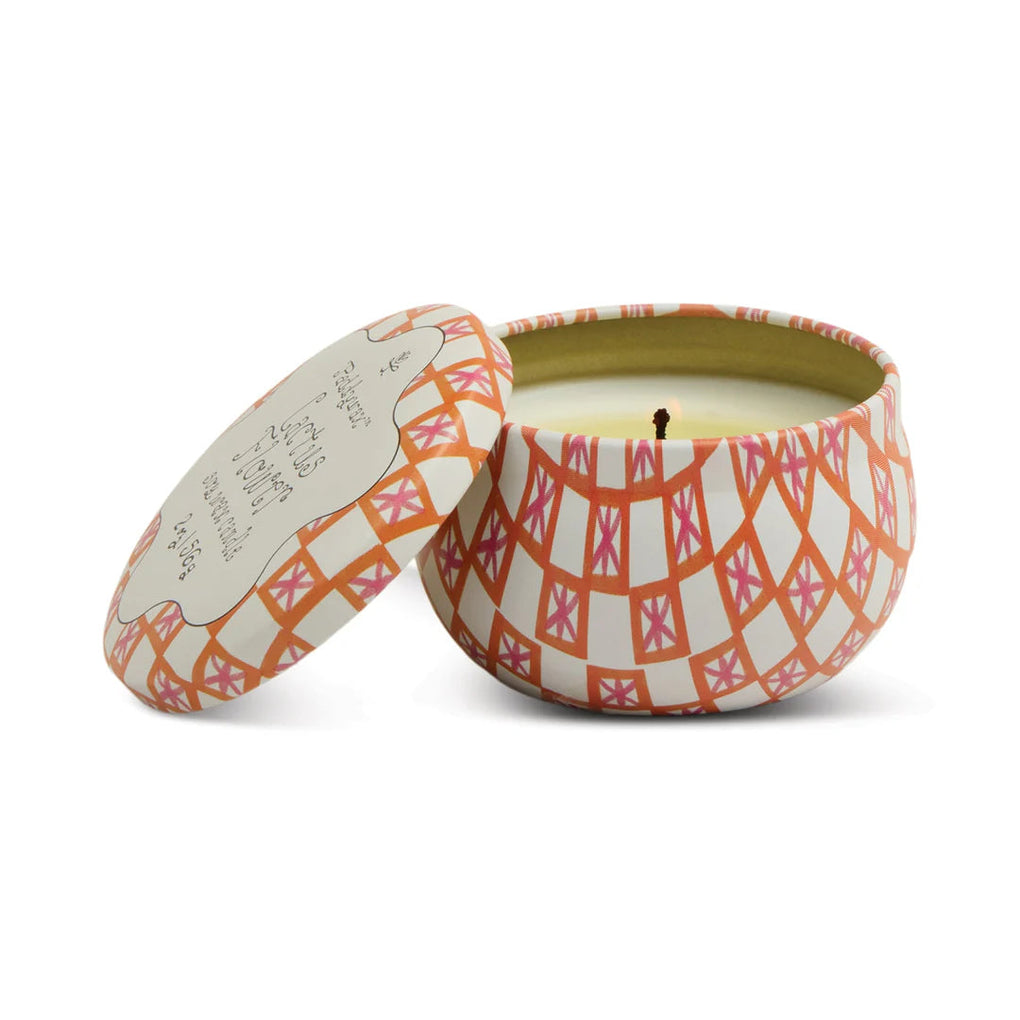 Tulip printed tins