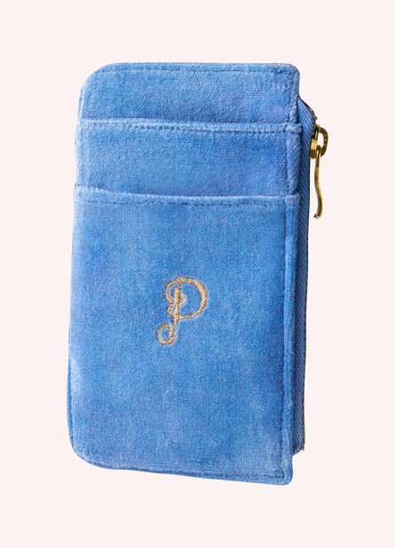 Powder -Seafarring crab  velvet card holder