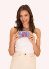 Powder -Seafarring crab  velvet card holder