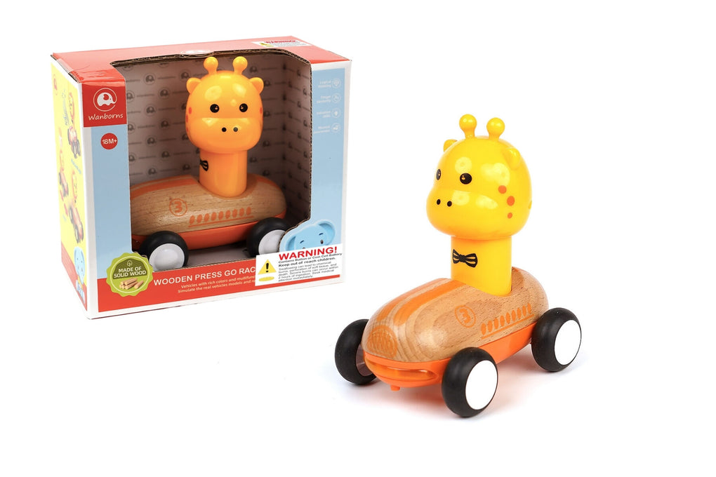 Wooden Press go racer