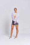 Maku - Wild Flower Long Sleeve - Soft Blue