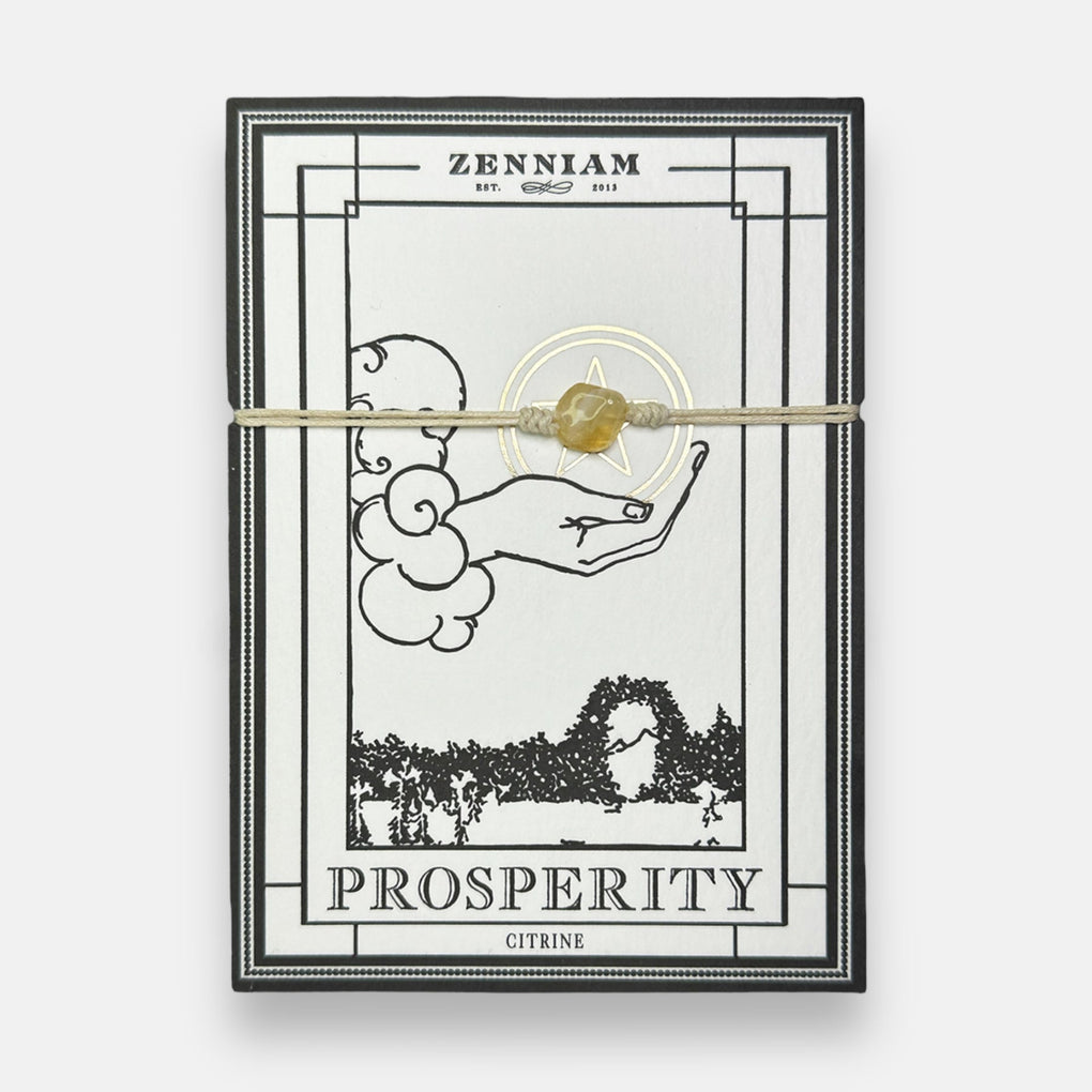 Zenniam -PROSPERITY, Citrine solitaire bracelet