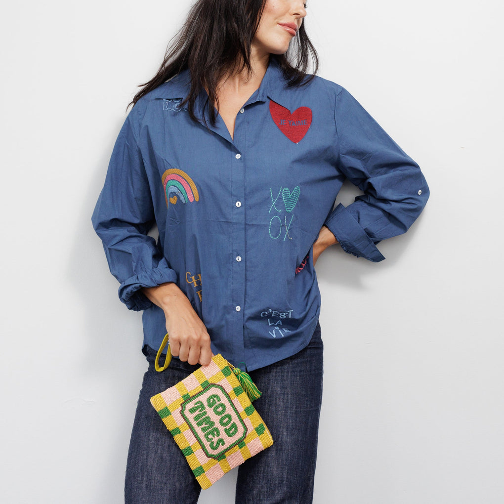 Zoda - Beaded clutch good times
