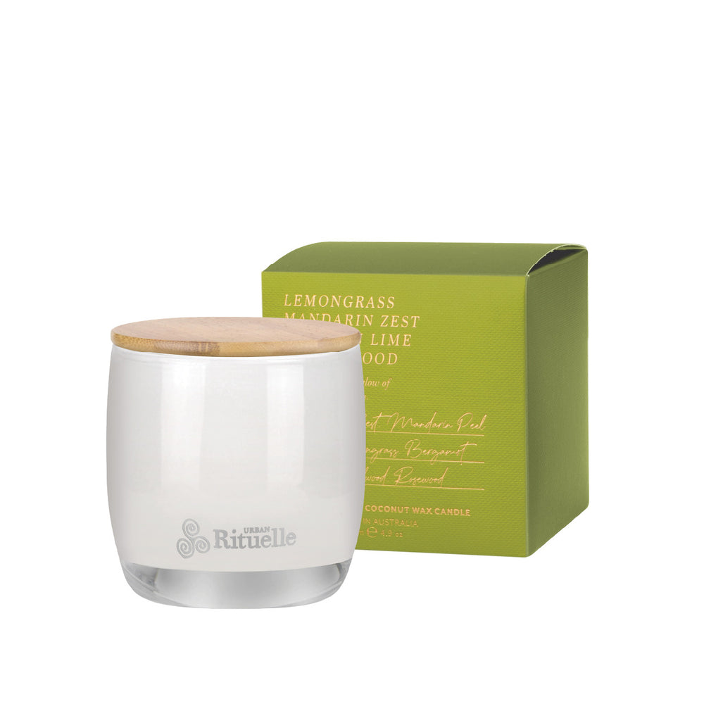 Urban Rituelle - 140g  candle Lemongrass, Mandarin Zest, Tahitian Lime, Sandalwood