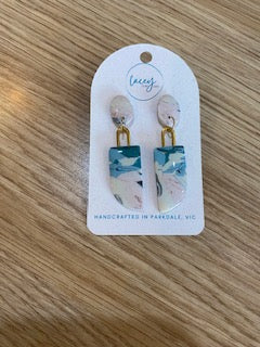 Lacy Clay   - Large Earrings