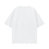 Maku - Burgandy hearts - white oversize tee