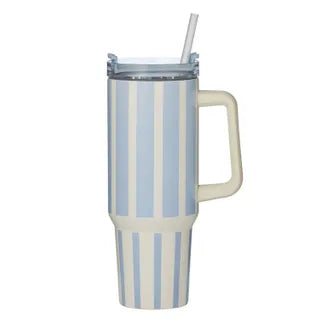 Vertice Stripe Insulated Mug