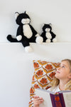 Nanna Huchy - Checkers the kitten black