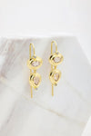 ZAFINO - Chloe thread earring - morganite