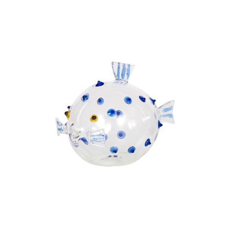 Puffer fish Glass sculpture