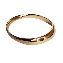 Fabienne Classic irregular shape gold bangle