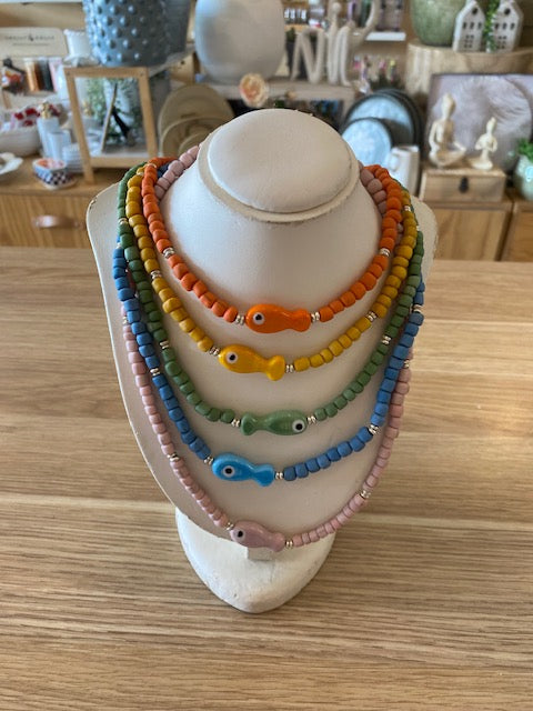 Trio Rougue - Fish Necklaces