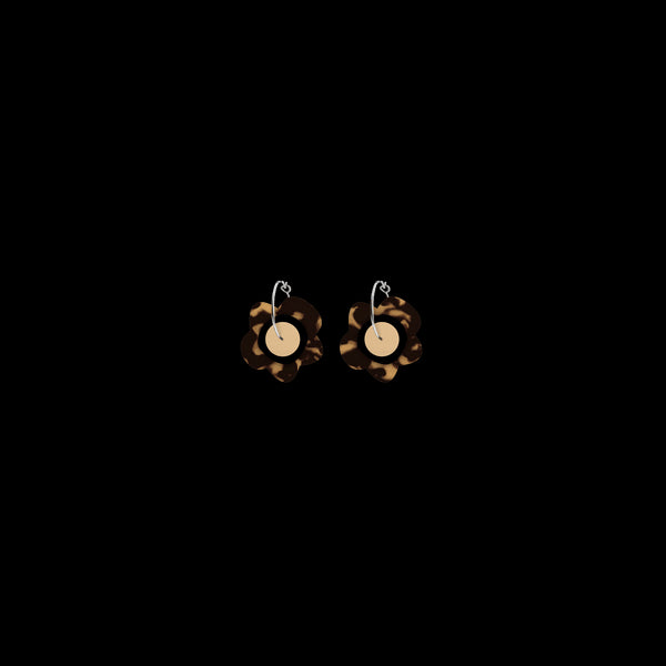 Moe Moe - Moda Layered Flower Hoop Earring