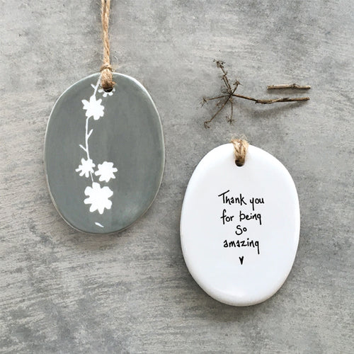 East of India - Oval Sgraffito