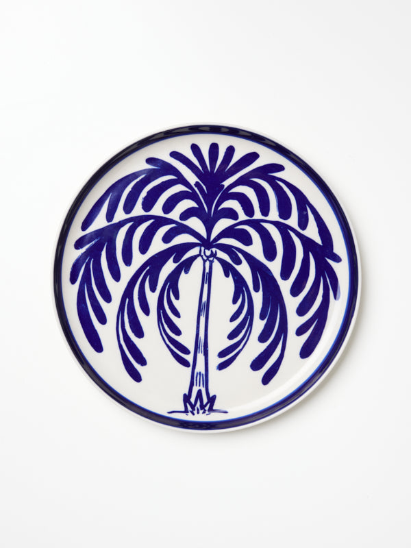 Del Sol Palm Plate- Blue