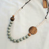 Wooden long necklaces
