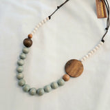 Wooden long necklaces