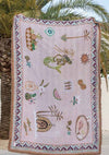 Sea Song Mermaid Art throw