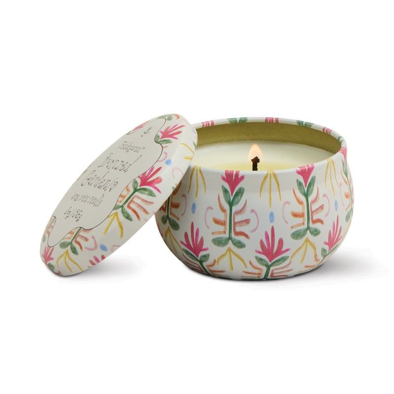 Tulip printed tins