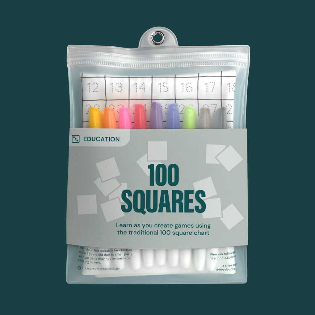 Hey Doodle - Draw Mat - 100 squares