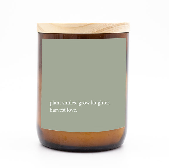 The Commonfolk Candle- Smiles, Laughter, Love